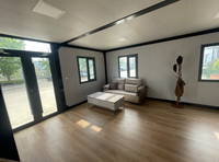 Maison conteneur extensible personnalisable avec salle de bain complète, cuisine, terrasse, haute qualité en stock, maison de vacances de loisirs