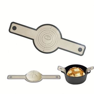 Non-stick Heat Resistant Reusable <b>Silicone</b> <b>Baking</b> Mats <b>Silicone</b> Bread Sling With extra Long Handles for Dutch Oven - Product Image 1