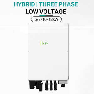 Adaptador de CA Solar Híbrido de Onda Sinusoidal Pura de 5KW, 10KW, 8KW, 12KW, 48V, 120V/240V para Conexión a Red y Fuera de Red - Product Image 1