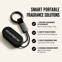 Baume de parfum solide portable pour sac à main et utilisation nomade – Fabricant OEM de marques privées, emballage personnalisé