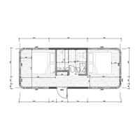 Maison d'hôtes touristique mobile en capsule spatiale, installation facile sans travaux de fondation complexes