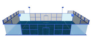 Campo da Padel Panoramico Premium con Vetro Temperato da 12mm, Rete Anti-Infortunio, Standard World Padel Tour - Prezzo Diretto di Fabbrica - Product Image 6