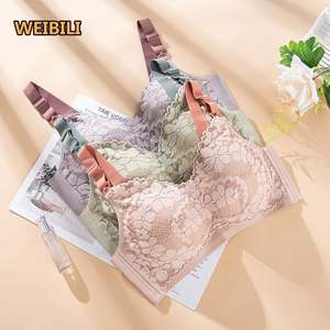 Vente en <span class=keywords><strong>gros</strong></span> de dentelle modal soie sans armatures 38 40 42 44 46 <span class=keywords><strong>gros</strong></span> seins grande taille femmes grasses grossesse maternité allaitement soutien-gorge d'allaitement - Product Image 4