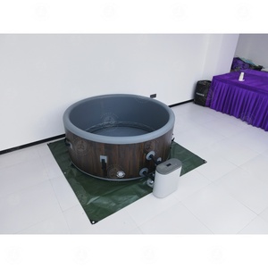 Spa <span class=keywords><strong>gonflable</strong></span> rond |   Matériau PVC durable avec <span class=keywords><strong>pompe</strong></span> à circulation d'eau - Product Image 2