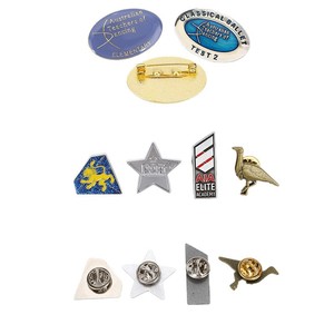 Broches en émail personnalisées, badges métalliques de forme irrégulière, sans nickel, cadeaux d'affaires, souvenirs, artisanat - Product Image 3