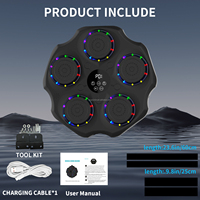 Usine à usage domestique de vente en gros de machine de boxe musicale intelligente Bluetooth pour adultes et enfants cible de boxe d'entraînement à la réaction en rythme