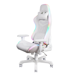 Obrotowy Fotel อุปกรณ์เล่นเกม<span class=keywords><strong>จ</strong></span>ากโปแลนด์,สำนักงานหนังสีดำหมุนได้โดยตรงสำหรับผู้บริหารพร้อมไฟ Led Rgb และที่เท้าแขน2D - Product Image 6