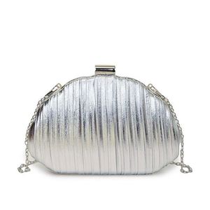 Sac à main de soirée pour femme de haute qualité avec fermoir fantaisie, sac à bandoulière rectangulaire de luxe personnalisé avec chaîne - Product Image 5