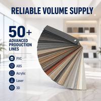 Bande de chant PVC décorative sur mesure pour meubles en MDF et aggloméré, vente en gros directe usine