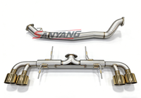 Tuyau d'échappement personnalisé en usine pour Nissan GTR R35 R34 3.8t, système d'échappement Catback en Y sans soupape, ajustement parfait, SUS304
