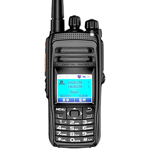 YSHON DM-R89 Clear Sound Quality High Power ABS Material Shatter-resistant 1.77 Inch Color Screen UV Dual Band Walkie Talkie