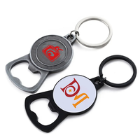 Porte-clés promotionnel personnalisé DCM avec logo de votre marque, en alliage de zinc écologique, laiton antique moulé, impression en relief 2D 3D