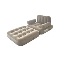 Fauteuil gonflable moderne personnalisé pour salon, chaise longue, fauteuil de camping, chaises en plastique pliables et souples