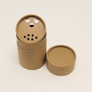 Envase Redondo de Cartón Personalizado, Ecológico, Hecho con Materiales Reciclados, Impresión con Laminado Mate, Tubo de Papel Rígido de Grado Alimenticio para <span class=keywords><strong>Miel</strong></span> - Product Image 3