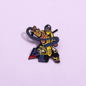 En gros, épingles en émail en alliage métallique à motifs de personnages de films et de dessins animés populaires, pour Halloween, la Fête nationale, les fêtes d'anniversaire et l'anime - Product Image 3