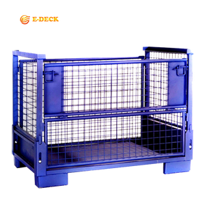 Malla metálica apilable para transporte de almacenamiento vertical a granel OEM personalizada - Product Image 6