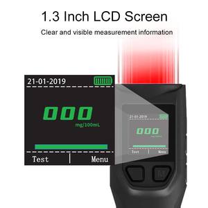 Draagbare Hoge Precisie Oplaadbare Lithiumbatterij Hoogwaardige Alcoholtestresultaten Brandstofcelsensor Alcoholtester - Product Image 4
