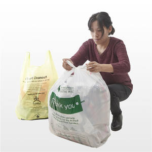 Bolsas <span class=keywords><strong>de</strong></span> caridad Camiseta <span class=keywords><strong>de</strong></span> plástico <span class=keywords><strong>de</strong></span> gran tamaño duradera Bolsillo exterior fuerte ligero para embalaje <span class=keywords><strong>de</strong></span> donación <span class=keywords><strong>de</strong></span> caridad - Product Image 5