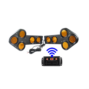 Signes de <span class=keywords><strong>camion</strong></span> magnétiques à commande sans fil 30 W Feux d'avertissement en forme de flèche LED Nouvel état Montés sur véhicule Arrow Board Trail - Product Image 1