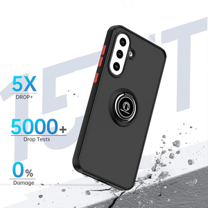 Étui de téléphone portable mat pour Samsung Galaxy A57 A37 A27 A17 A07 Housses Support d'anneau de support Anti-empreintes digitales Étuis de téléphone portable - Product Image 2