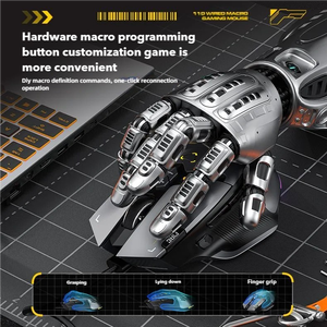 Nuevo en Existencia, Ratón para Juegos con Cable, Programación Macro, Retroiluminación RGB, Silencioso, Mecánico, con Tasa de Retorno de 1000, Periféricos - Product Image 3