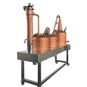 200ltr Copper Whisky Pot Still Gin Destilería de whisky Brandy Equipo de destilación