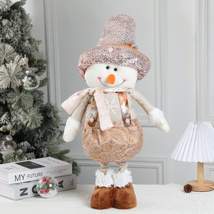 Feliz Navidad ornamento Ins Estilo nórdico Navidad muñeco de nieve muñeca elástica muñeco de <span class=keywords><strong>Reno</strong></span> de punto para decoración de Navidad - Product Image 3
