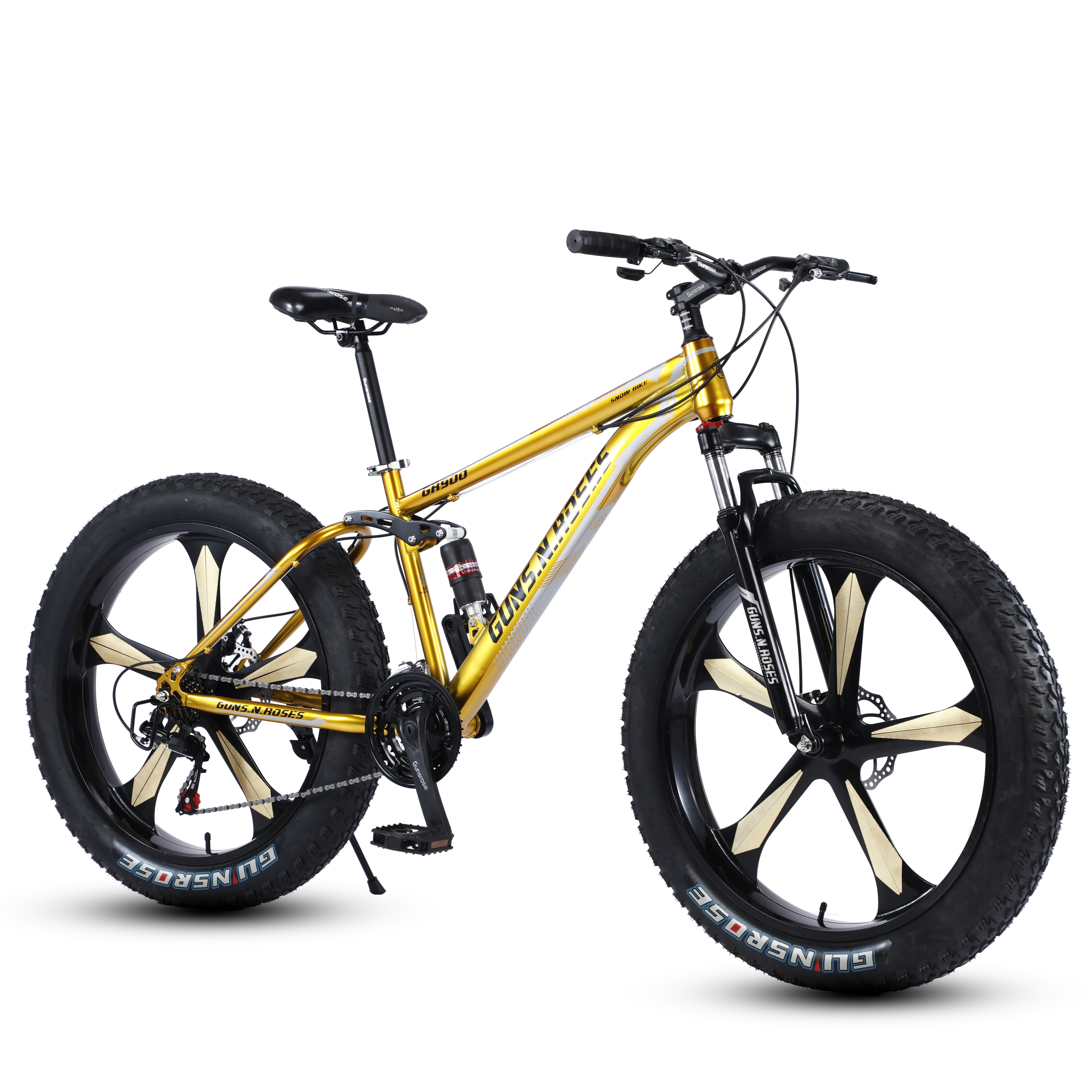 26インチブラックホット販売新着ファットタイヤバイク下り坂