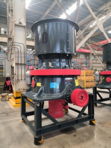 Unité de concassage à cône monocylindre robuste SC160 pour le broyage et le façonnage de roches dures, destinée à la production d'agrégats de construction - Product Image 1