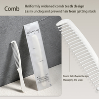 Vente en gros, logo personnalisé, haute qualité, top ventes, kit dentifrice et brosse à dents jetables pour hôtels 5 étoiles