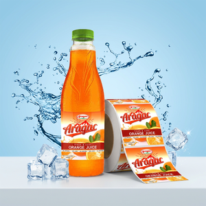 Etiquetas Adhesivas Personalizadas de Vinilo Blanco para Logotipos, Resistentes al Agua, de PVC, con Código de Barras, para Botellas de Vidrio, Jugos, Bebidas y Envases - Product Image 4