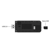 Modem LTE 4G WiFi Dongle Murah dengan Slot Kartu SIM Antena Internal Antarmuka USB GT25-AFX untuk Amerika Utara