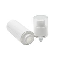 Bouteilles de pompe sans air sous vide cosmétique en plastique blanc de 30ml personnalisées de haute qualité pour l'emballage de lotion