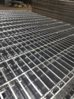 Grille de barre en acier industrielle 25x5 Grille de sol en treillis d'acier pour égouttoir à grille