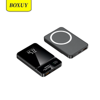 OEM/ODM, batterie externe magnétique portable de haute qualité, mini 5000mAh, chargeur rapide sans fil 15W, batterie externe 10000mAh
