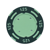 Jetons de poker personnalisés bon marché YH Casino 40 mm, qualité argile, jeu de jetons de poker