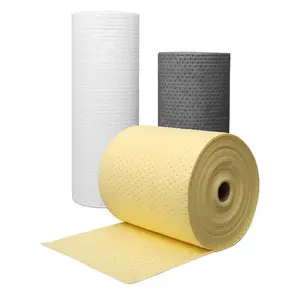 JUNENG Yellow Absorbent Pads for Chemical Hazardous Spill Cleanup