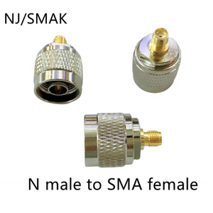 Adaptateur en cuivre pur NJ SMAK N mâle vers SMA femelle, adaptateurs RF en cuivre, connecteur SMA vers N SMAK - Product Image 4