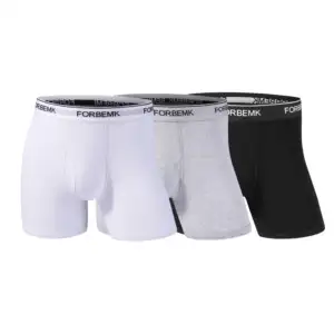 IN STOCK Cotton Men Underwear High Quality Comfortable Men's Boxer Breathable Boxer Briefs