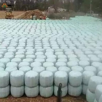 Film d'emballage pour ensilage vert stabilisé aux UV, film plastique agricole haute résistance pour balles de foin, ensilage de maïs et d'herbe
