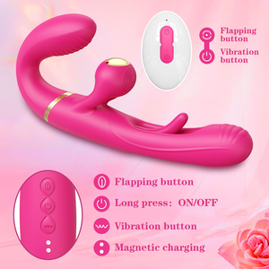Masajeador personal de doble punta para punto G, con 10 modos de vibración y ondas, venta al por mayor, entrega en 3 días, GZ RTS, pedido mixto a granel - Product Image 2