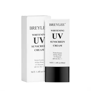 Vendita calda BREYLEE SPF 50 UV protezione solare crema solare protezione lunga durata Anti invecchiamento sbiancante crema solare