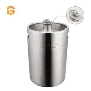 5L 170Oz acier inoxydable Homebrew Mini Keg Growler <span class=keywords><strong>bière</strong></span> Growler brassage faisant - Product Image 5