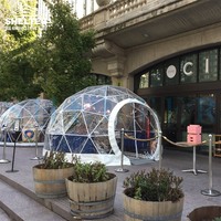 4m Pvc Hôtel Étanche Bulle Maison Transparent Jardin Dôme Tente Clair Petite Dôme Géodésique Tente Pour Restaurant