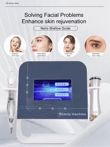 2024 Newest 2in1Hydra Derma Stamp For FacialRf Facial Device Microcurrent Skin Care For Beauty Salon