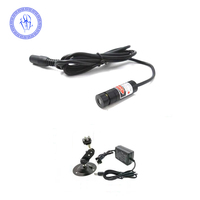 520nm 30mw Réglable Dot Laser Laser Vert Module 5V avec Adaptateur