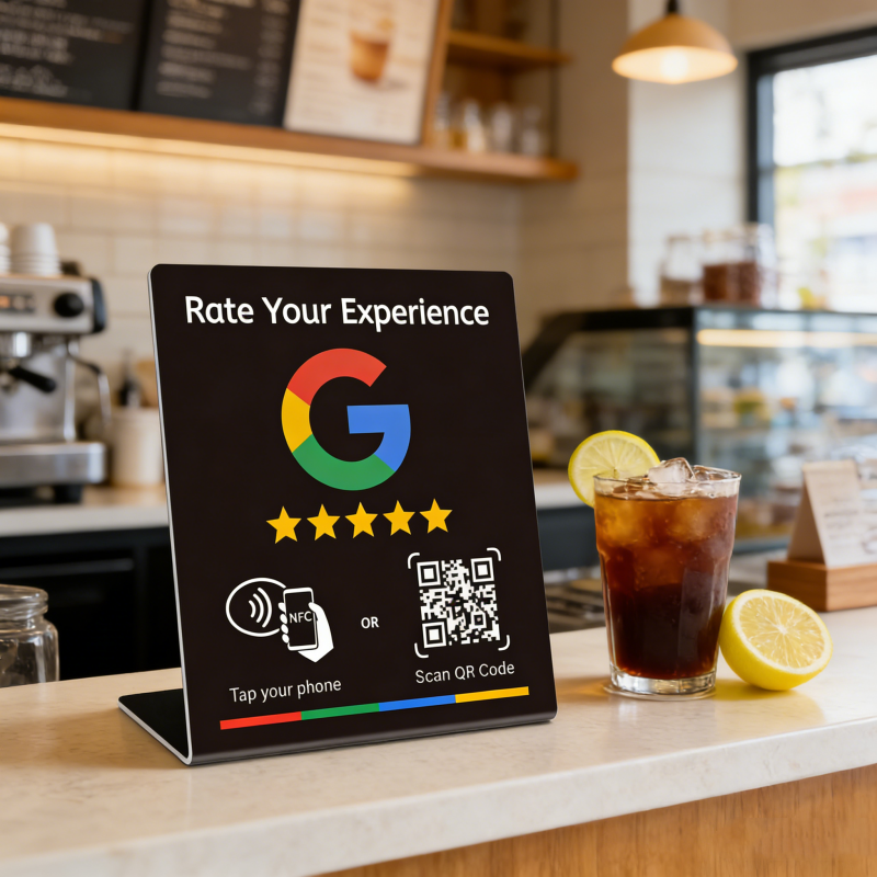 Code QR Google noir