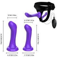 Doppelseitige Tragbare Vibrationshose mit Doppelmotor und Fernbedienung für Große Penisformen