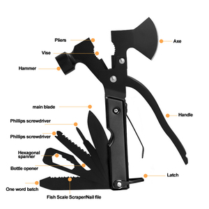 Búa sinh tồn đa năng ngoài trời đa dụng cụ với đầu rìu Kìm lưỡi dao tuốc nơ vít - Product Image 6