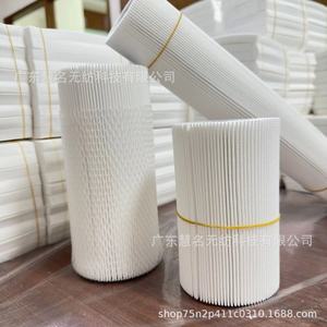 Pleated Non Woven Filter Cloth 182.5mm For Water Filter High Efficiency - Product Image 4